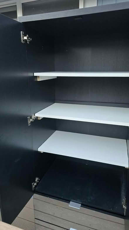 Photo of free Mirror black cabinet with drawers (Sunnyvale) #2