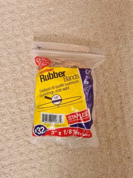 Photo of free Rubber bands (Lewes BN7) #1