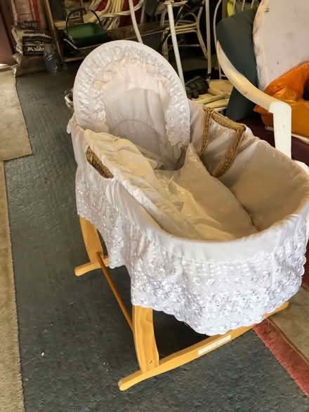 Photo of free Baby basket cradle (Paisley) #1