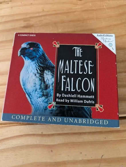 Photo of free 6cd audio set of the Maltese falcon (Parson Cross S5) #1