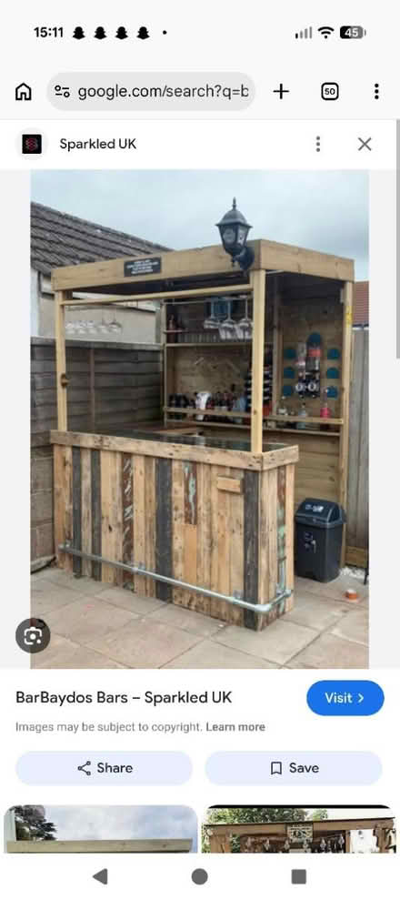 Photo of free Garden bar , dismantled (East dulwich) #3