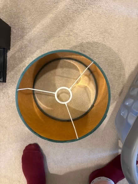 Photo of free Two emerald green light shades (Broomgrove TN34) #3