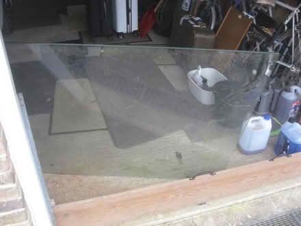 Photo of free Glass table top 45" by 45" (Heathfield TN21 0DP) #1