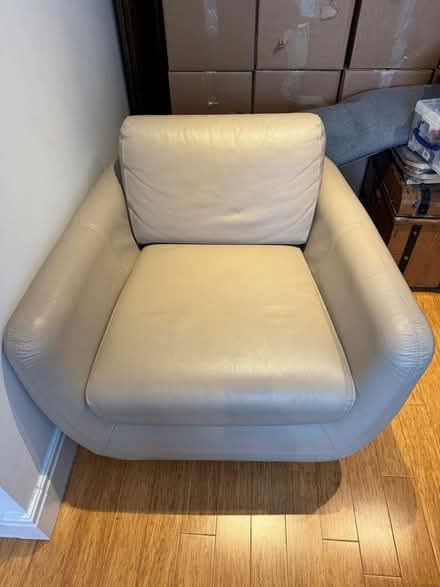 Photo of free Stone/beige Habitat arm chair (Dyke Road area BN1) #1