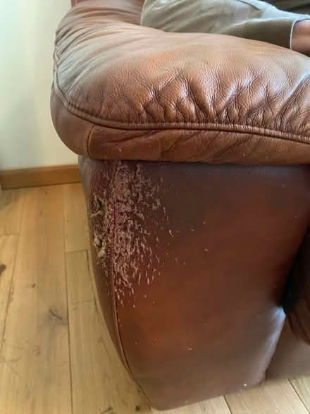Photo of free leather sofa (Bear Flat) #2