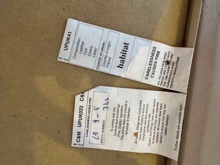 Photo of free Stone/beige Habitat arm chair (Dyke Road area BN1) #3