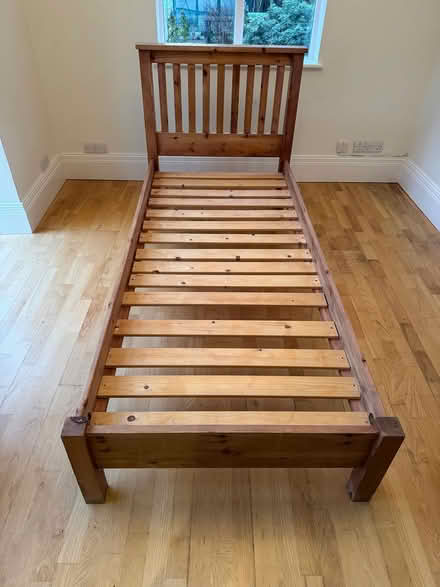 Photo of free Oak bed & mattress (Solihull B92) #2