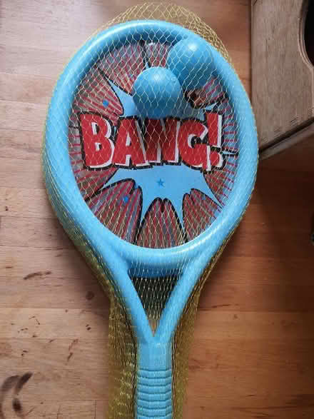 Photo of free Pair of plastic bats with 2 balls (Box GL6) #1