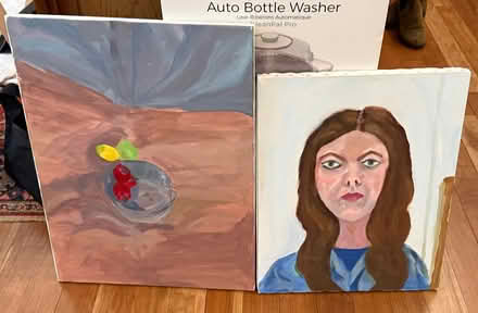 Photo of free 2 Stretched canvases for reuse (Chelsea area 22nd street) #2