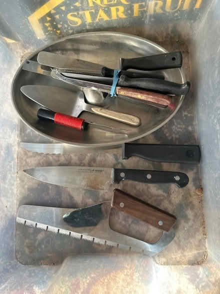 Photo of free Selection of kitchen knives and utensils (Warton LA5) #1