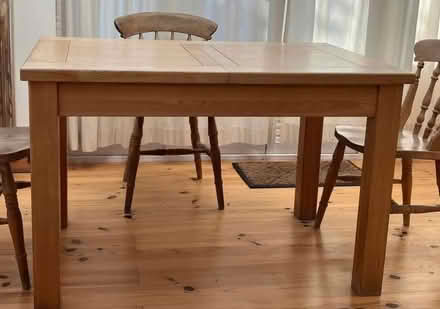 Photo of free Solid oak dining table (Cheltenham) #2