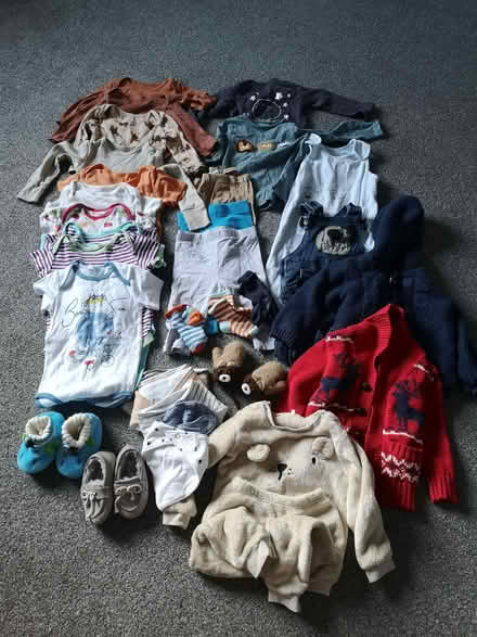 Photo of free Bag of boy's baby clothes (Barbourne WR1) #4
