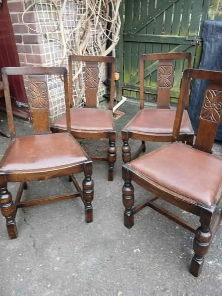 Photo of free Four dining chairs (Rowlands Gill NE39) #1