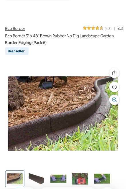 Photo of free Rubber no dig edging (Centennial) #3