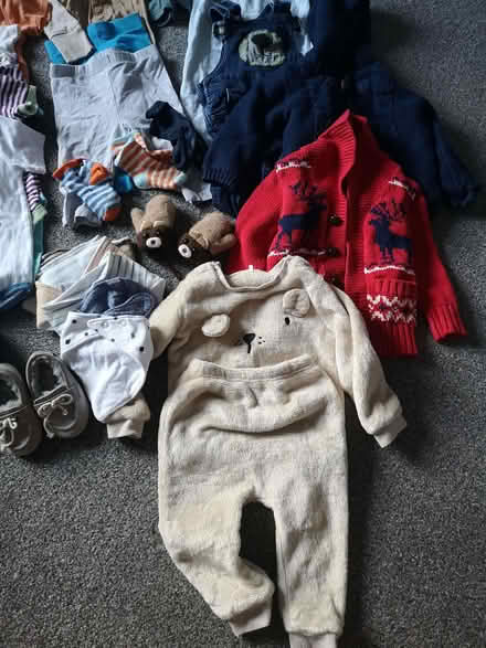 Photo of free Bag of boy's baby clothes (Barbourne WR1) #1