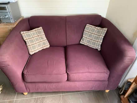 Photo of free small purple sofa (Lisburn BT27) #1