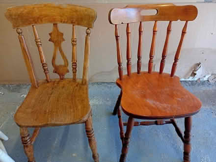 Photo of free 4 Assorted country-style chairs (YO25 9RT (Fridaythorpe)) #2