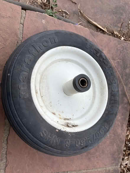 Photo of free wheelbarrow wheel (Table Mesa, Boulder) #3