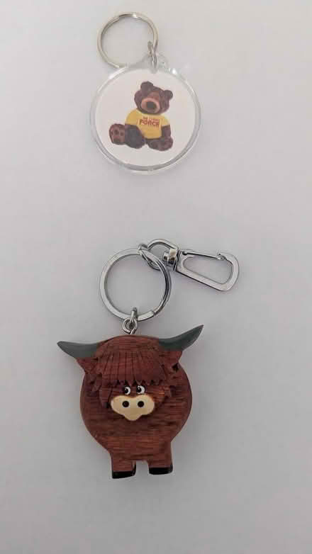Photo of free 2 whimsical key rings (Magoun Sq) #1
