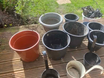 Photo of free Plastic garden pots bundle (Hampton TW12) #3