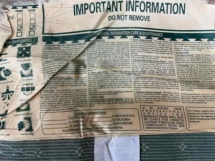 Photo of free Sage green sofa (Shotton, CH5) #3