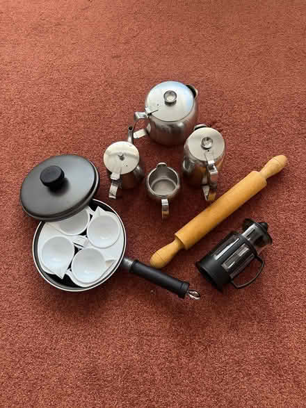 Photo of free Stainless steel tea set etc (Roffey) #1