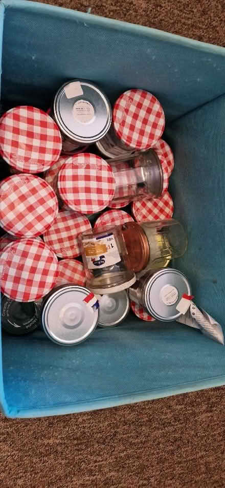 Photo of free Box of Bonne Maman style jars and lids (Northend) #1