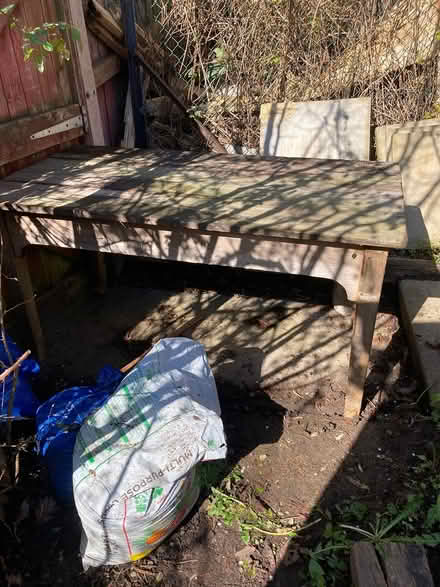 Photo of free Old wooden Worktable (Glastonbury BA6) #2