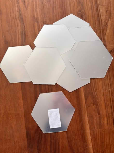 Photo of free Mirror tiles (Knotty Green HP9) #1