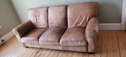 Photo of free Leather Sofa (Blackhall EH4) #2
