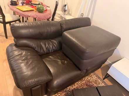 Photo of free Leather couch (Dublin) #3