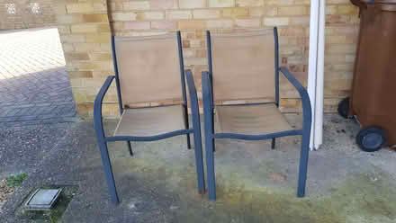 Photo of free 2 Garden chairs - Lordswood (Lords Wood ME5) #1