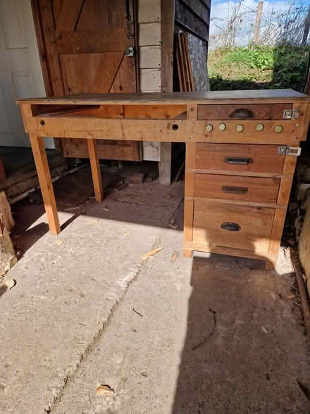 Photo of free Wooden Desk (Madley) #1
