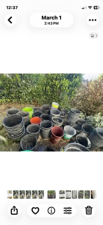 Photo of free plastic plant nursery pots (UVillage area) #1