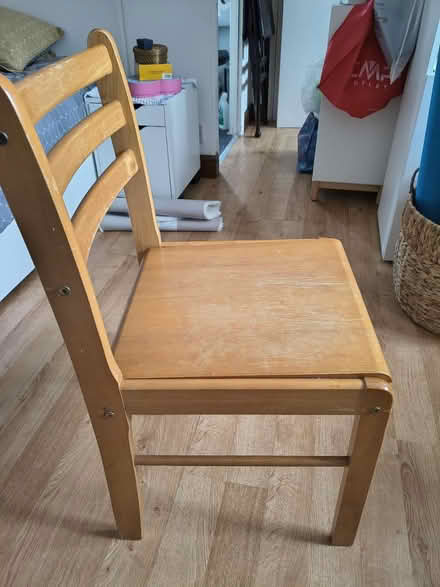 Photo of free 2 oak chairs (New Cross SE14) #1