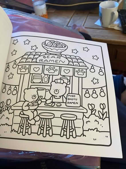 Photo of free Coloured paper, colouring book,pins (Waddon) #4