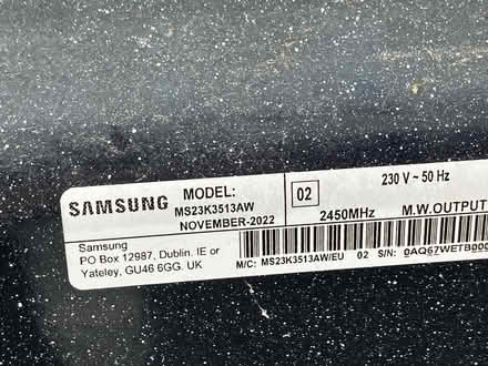 Photo of free microwave (Clungunford SY7) #2