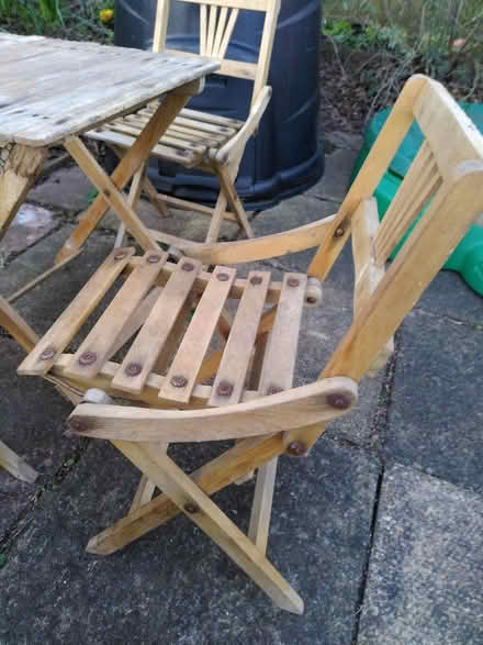 Photo of free Child's Wooden table & chairs x4 (Ecclesall, S11) #3