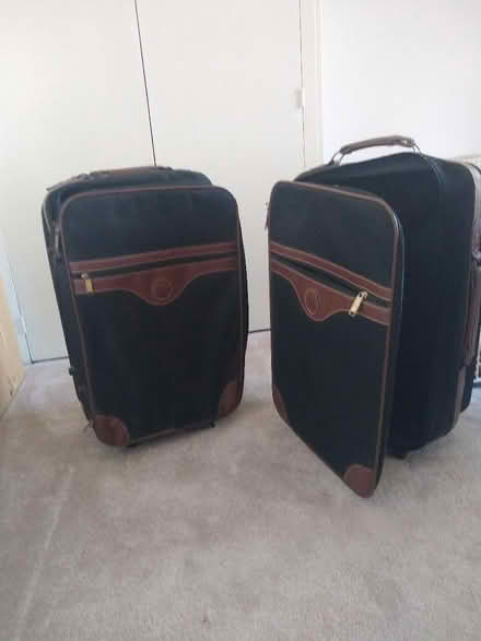 Photo of free 2 small suitcases (Newtown RG1) #1