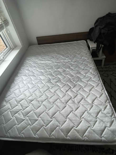 Photo of free Double bed and brand new mattress (Walthamstow E17) #2