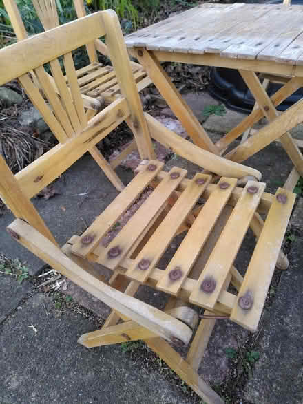 Photo of free Child's Wooden table & chairs x4 (Ecclesall, S11) #1