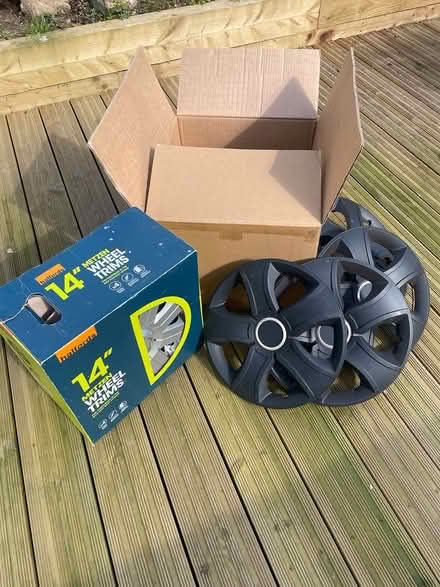 Photo of free Two Sets of 14” Hub Cap Wheel Trims (Barming) #2