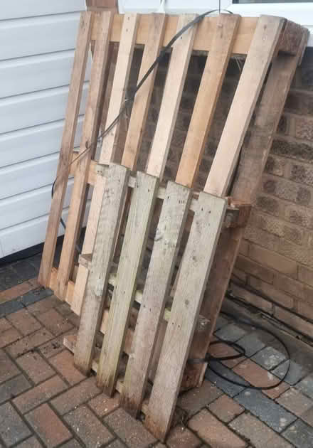 Photo of free 2xWooden pallets (basildon) #1