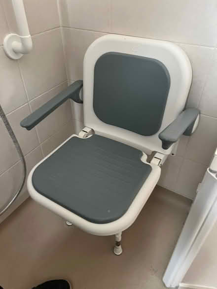 Photo of free Wall mounted fold up moulded seat (Polegate) #1