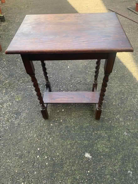 Photo of free Barley twist leg side/hall table (Ilkeston DE7) #1