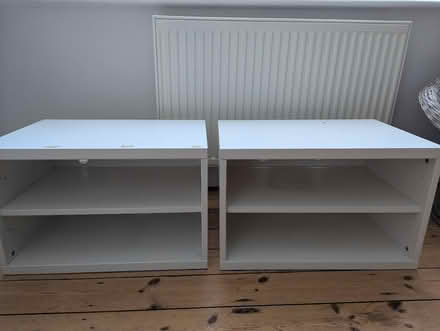 Photo of free 2 white IKEA Besta units (Whitehawk BN2) #1