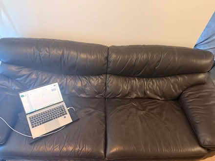 Photo of free Leather couch (Dublin) #2