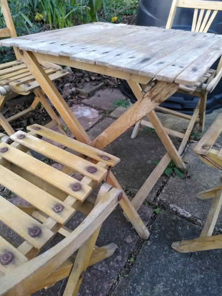 Photo of free Child's Wooden table & chairs x4 (Ecclesall, S11) #2
