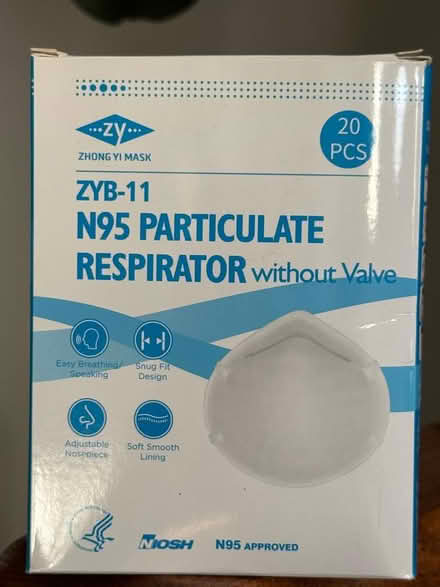 Photo of free N95 Masks (Fountain Vly, Heil & Bushard) #1