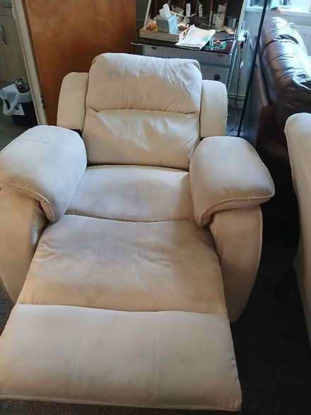 Photo of free Suede manual reclining chair (FairOak Close PR2) #2
